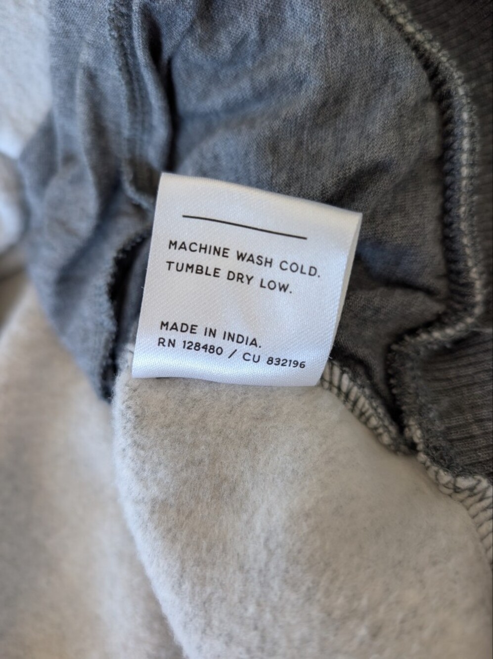 Men's Pact Organic Cotton Sweatshirt, Sz M - Picture 3 of 8